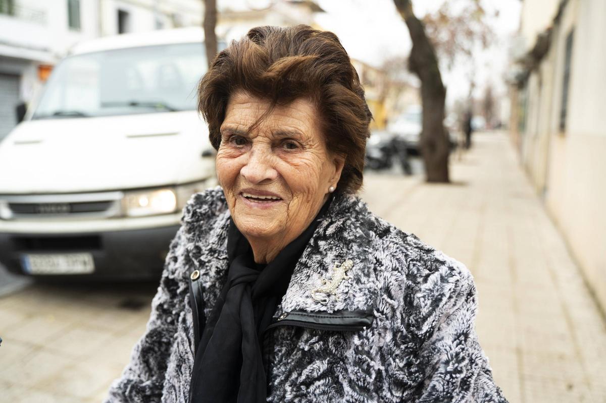 Francisca Alonso, de 92 años y residente de Las 300, acudía con frecuencia al supermercado.