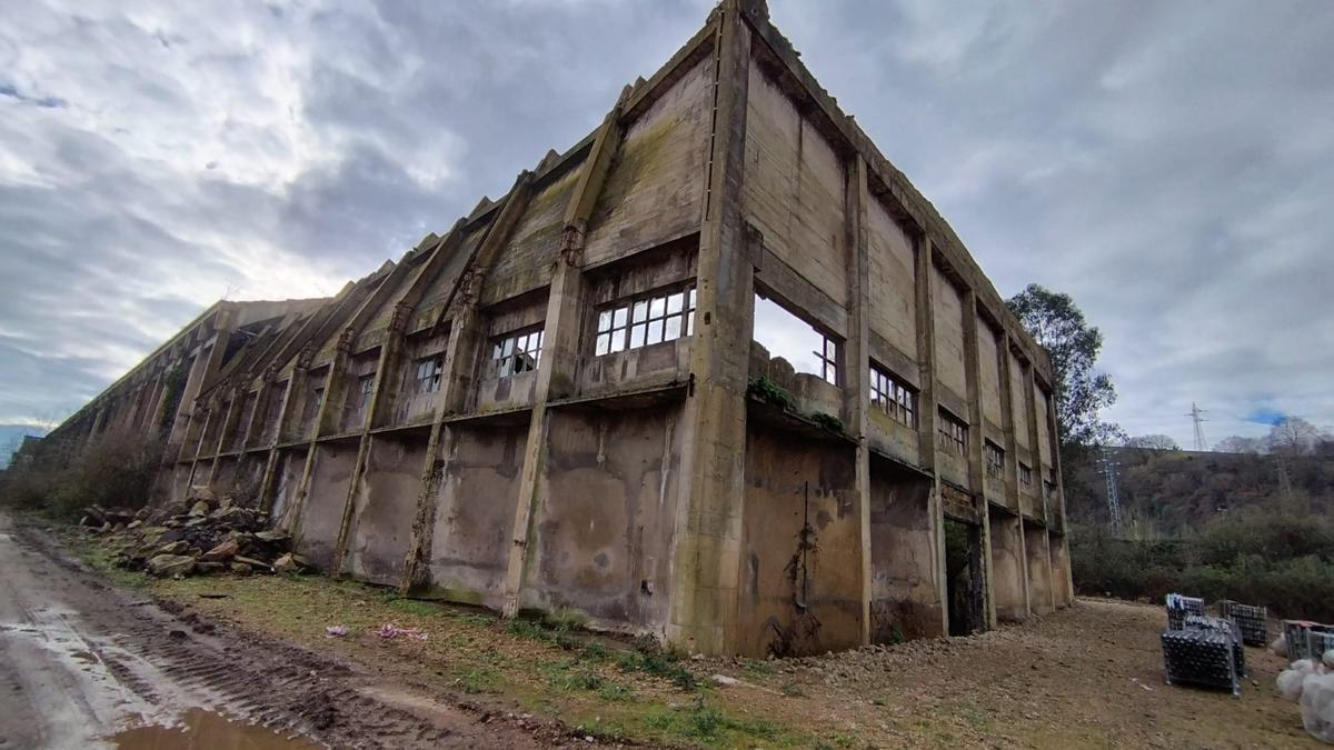 Terrenos de Nitrastur en Langreo, propiedad de Iberdrola.