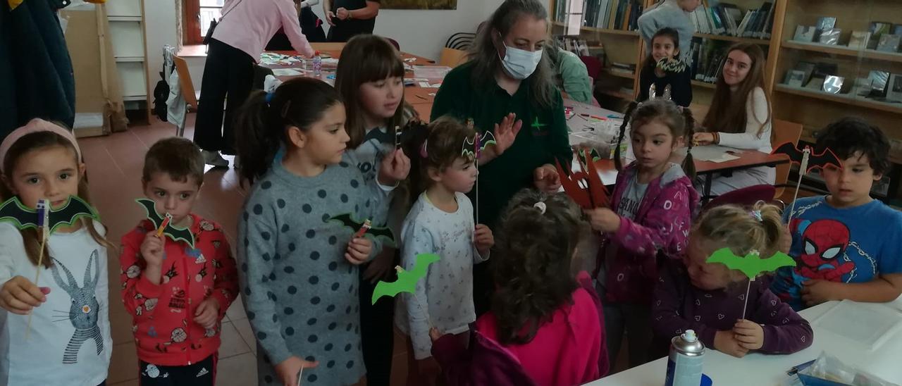 Taller infantil sobre murciélagos en Arribes del Duero