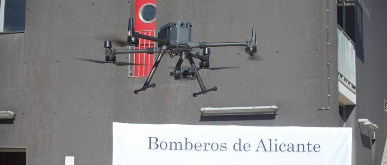 El nuevo dron adquirido por los Bomberos, único en la Comunidad Valencian