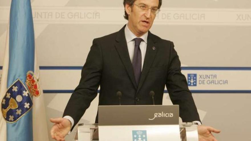 El presidente de la Xunta, Alberto Núñez Feijóo. / xoán álvarez