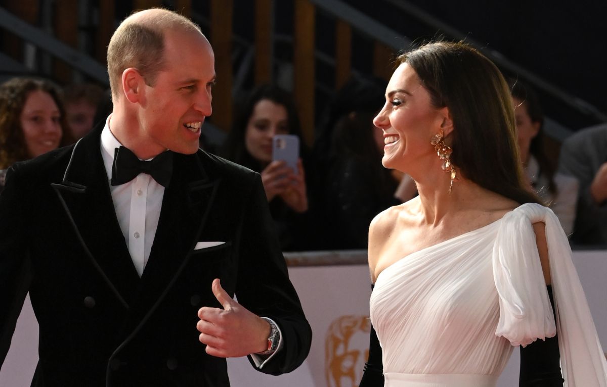 Kate Middleton en la alfombra roja de los BAFTA