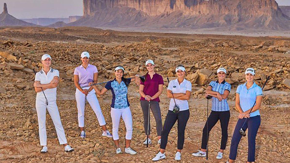 Las golfistas profesionales jugarán su primer torneo en Arabia Saudí