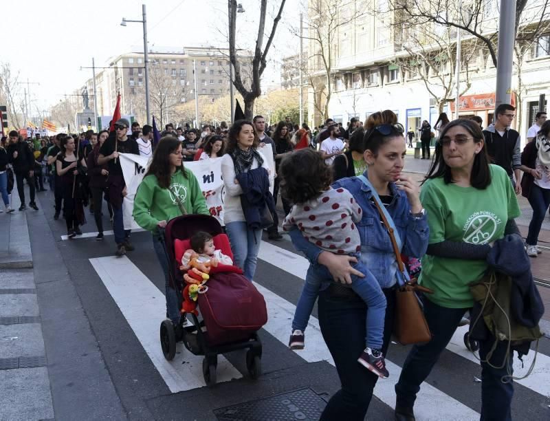 Huelga educativa en Zaragoza