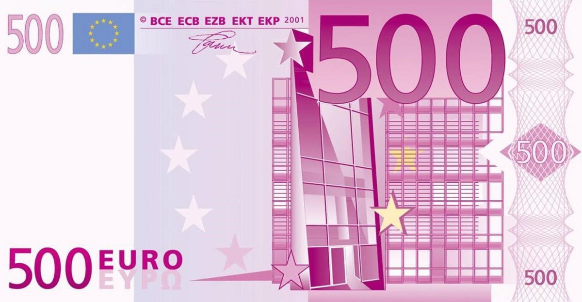 ECONOMIA BILLETE DE 500 EUROS