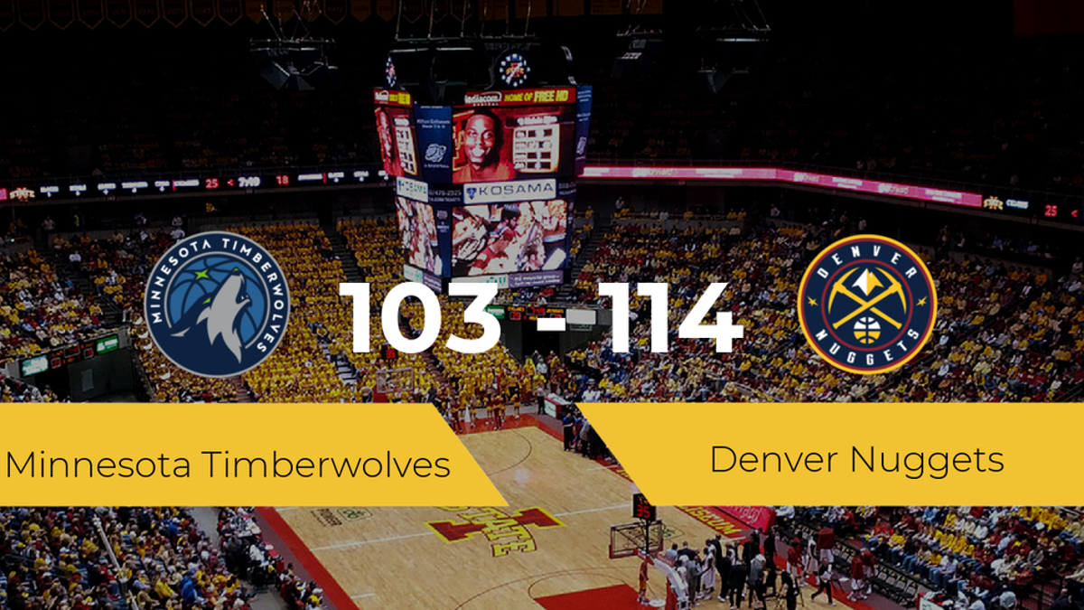 Denver Nuggets se lleva la victoria frente a Minnesota Timberwolves por 103-114