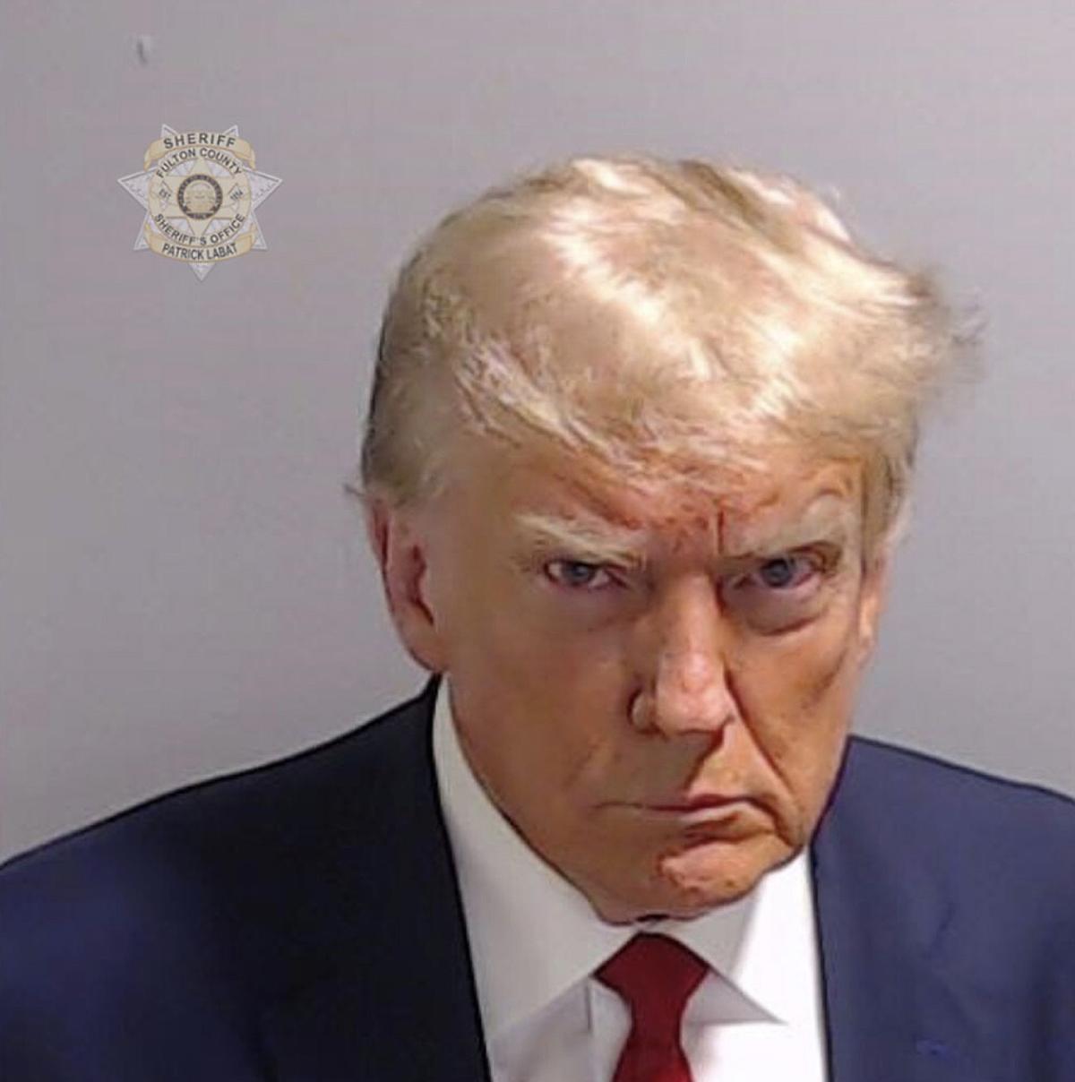 Foto policial de Donald Trump, expresidente de Estados Unidos.