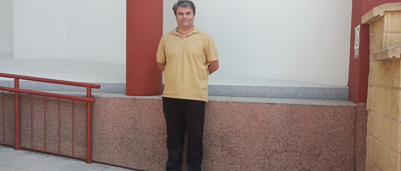 Alfonso López Bascón, enfermo diagnosticado de una ataxia y socio de la asociación de pacientes Acoda.