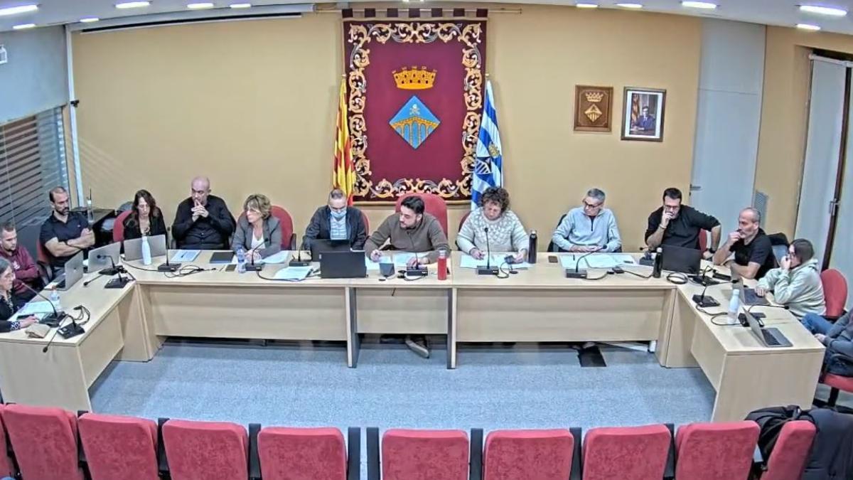 Imatge del ple celebrat ahir 18 de desembre a Sallent, quan es va aprovar el pressupost del 2026