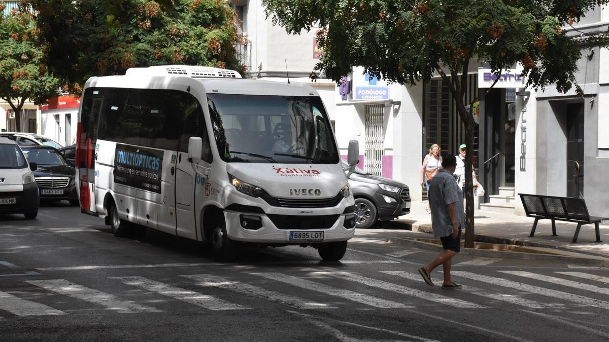 El autobús urbano de Xàtiva