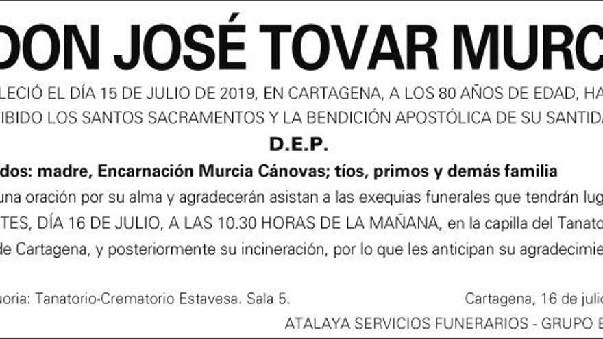 D. José Tovar Murcia