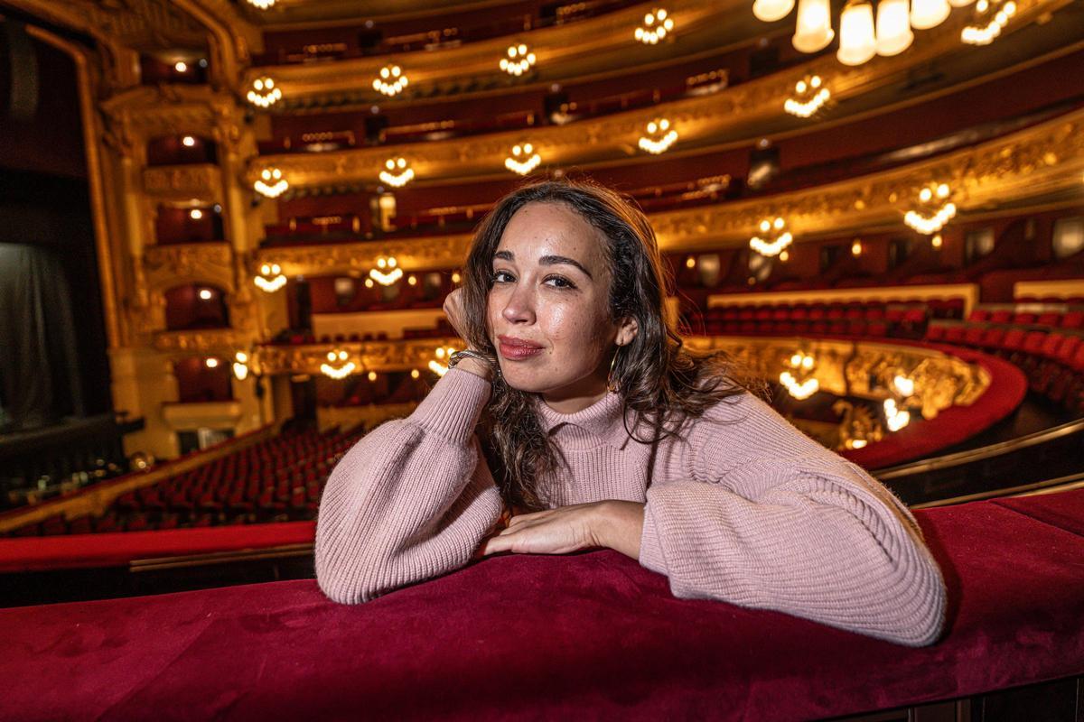 La soprano Nadine Sierra, al Gran Teatre del Liceu, en una imatge d'arxiu.