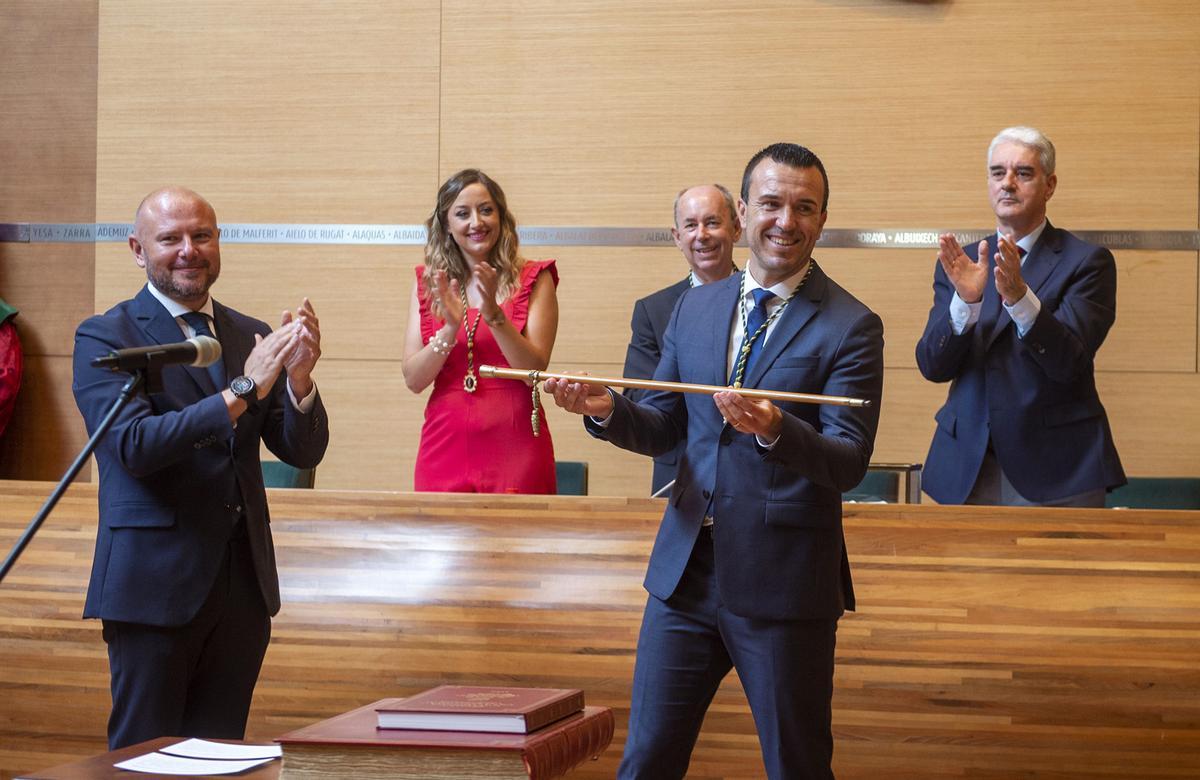 Gaspar y Mompó, en la toma de posesión de este último.