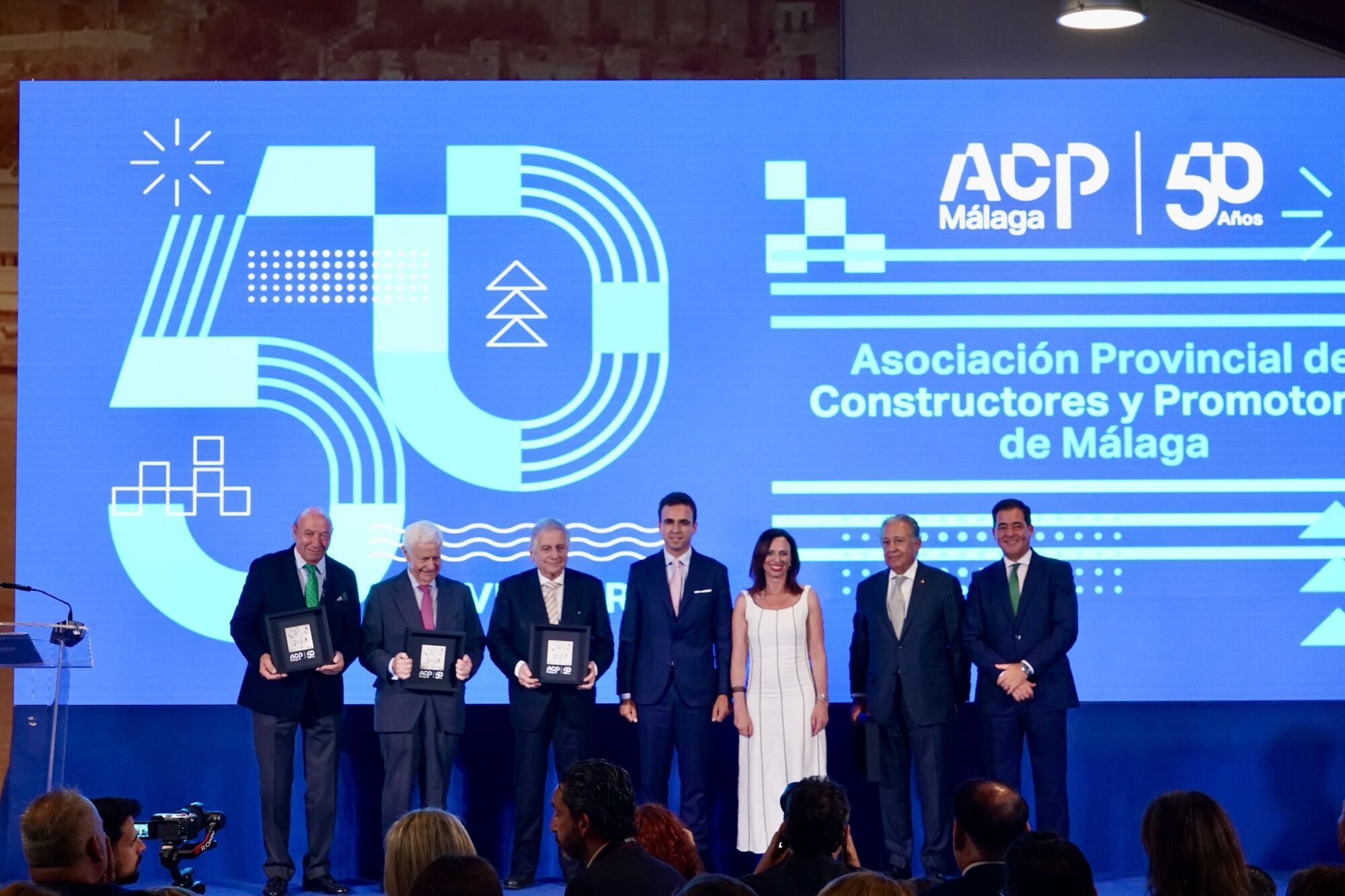 La ACP de Málaga celebra sus 50 años con un homenaje a sus empresarios