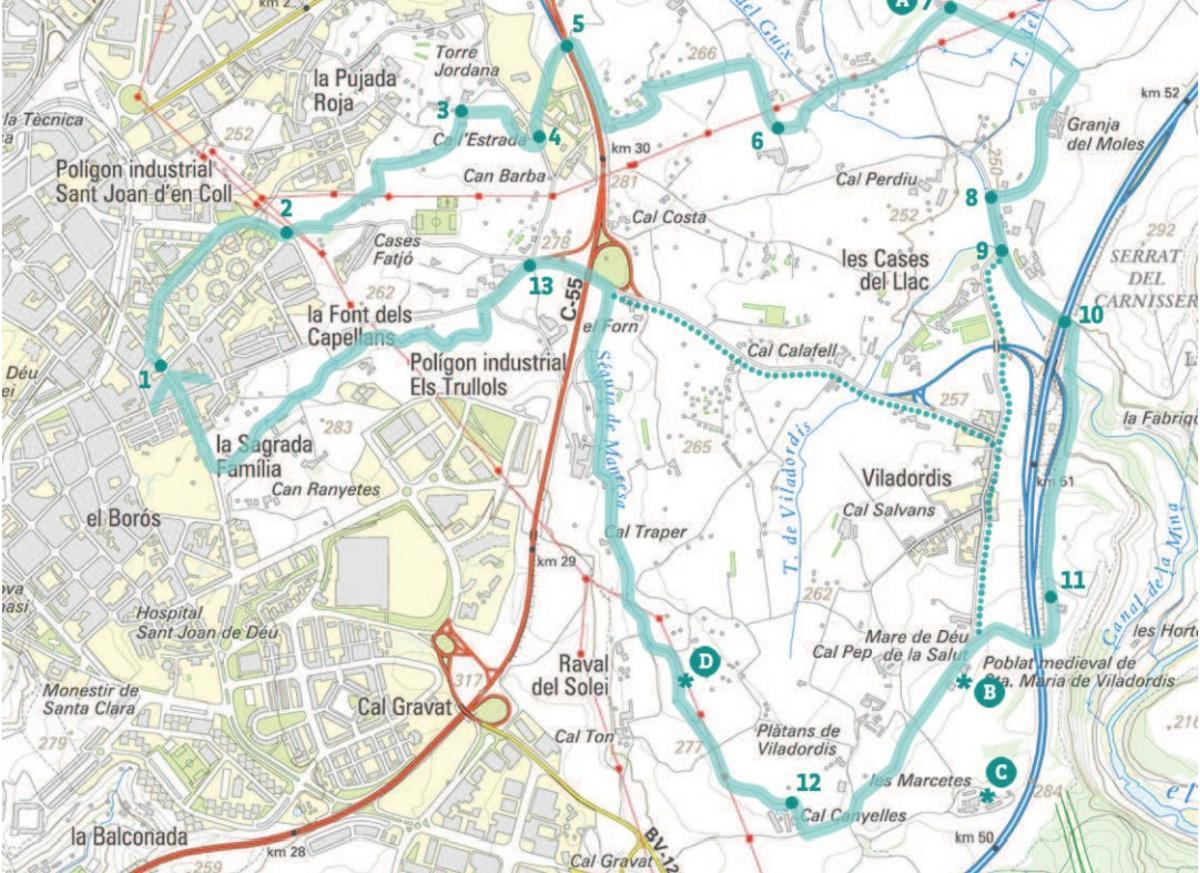 La ruta pel regadiu de Viladordis