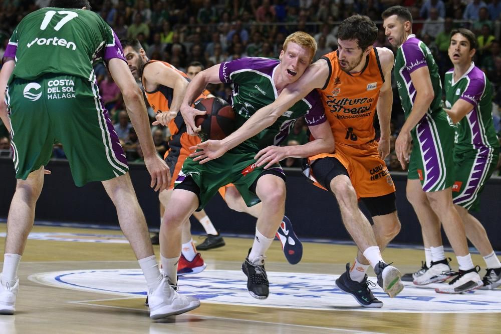 Segundo partido playoffs Unicaja-Valencia Basket