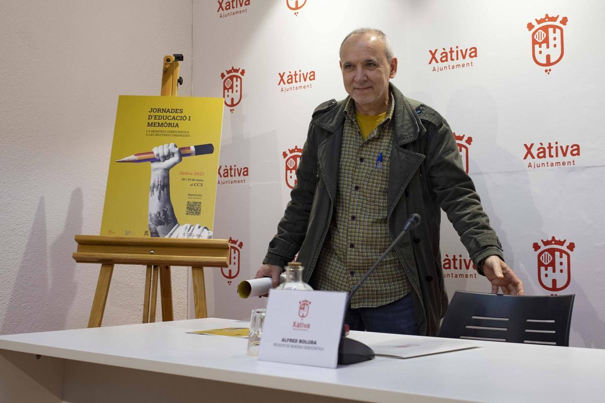 El regidor de Memoria de Xàtiva, Alfred Boluda.