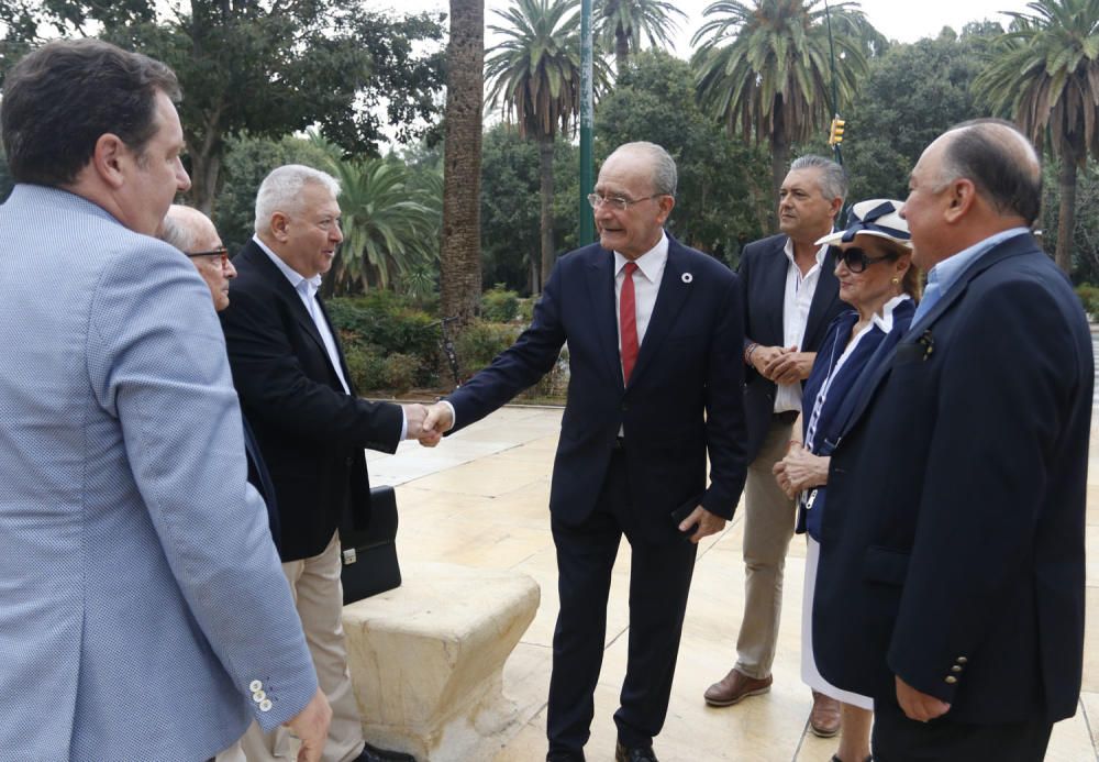 Reunión por el futuro del Málaga CF en el Ayuntamiento