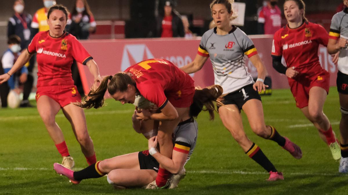 Las imágenes de las Series Mundiales HSBC de rugby 7 en Málaga