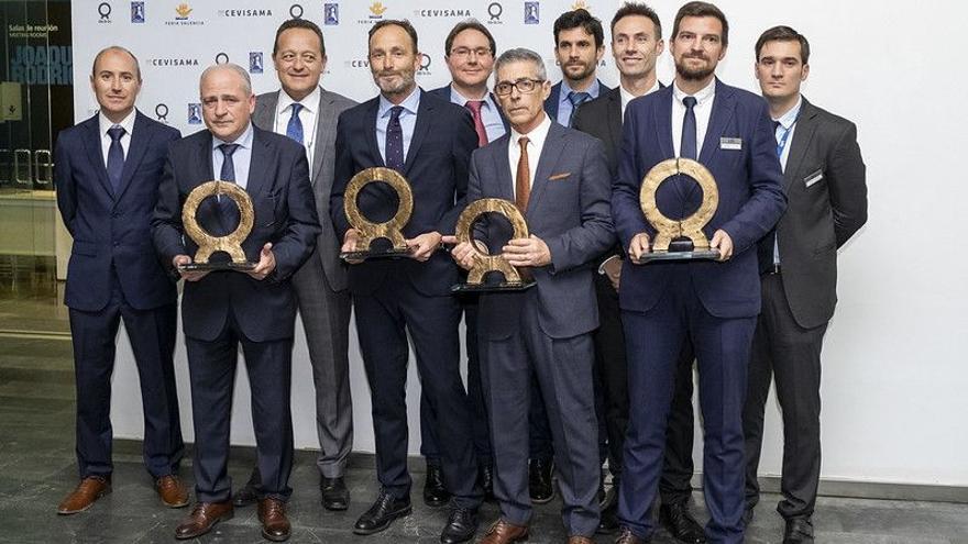 Los premiados en la última edición de los Premios Alfa de la SECV.