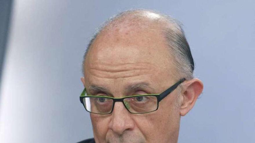 El ministro de Hacienda en funciones, Cristóbal Montoro.