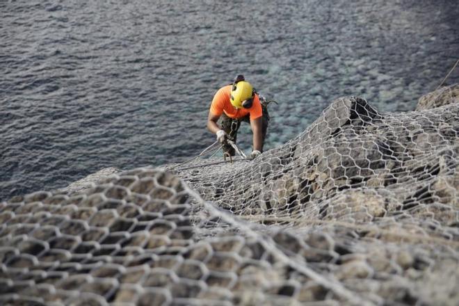 Zonas con riesgos de desprendimiento en Tenerife