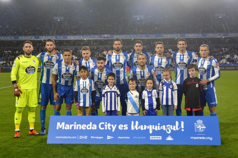 El Dépor golea 4-0 al Oviedo