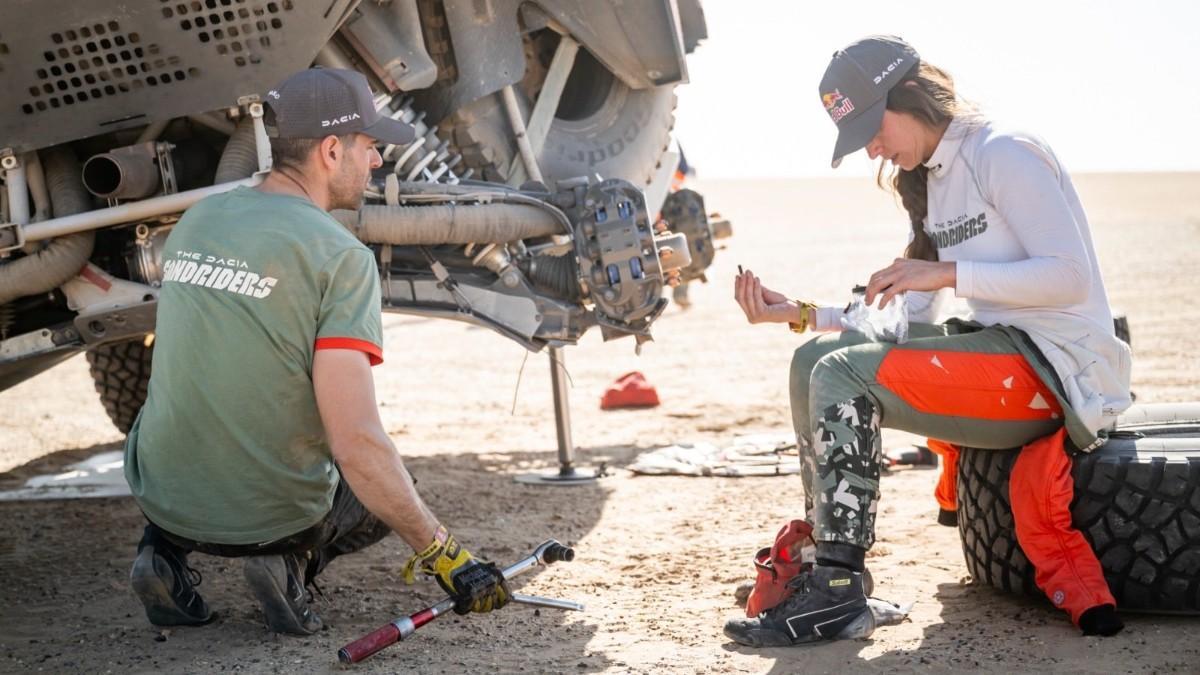 Cristina Gutiérrez, en un momeno de la etapa