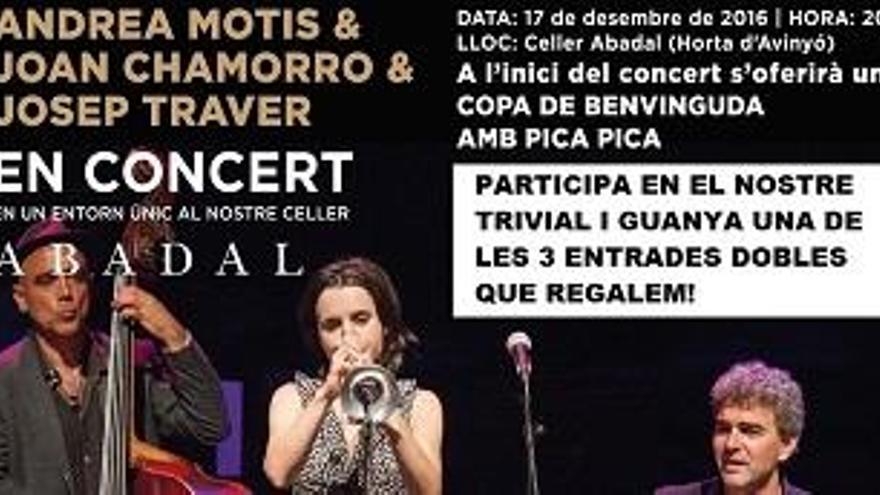 Vine al concert de la banda Andrea Motis i Joan Chamorro