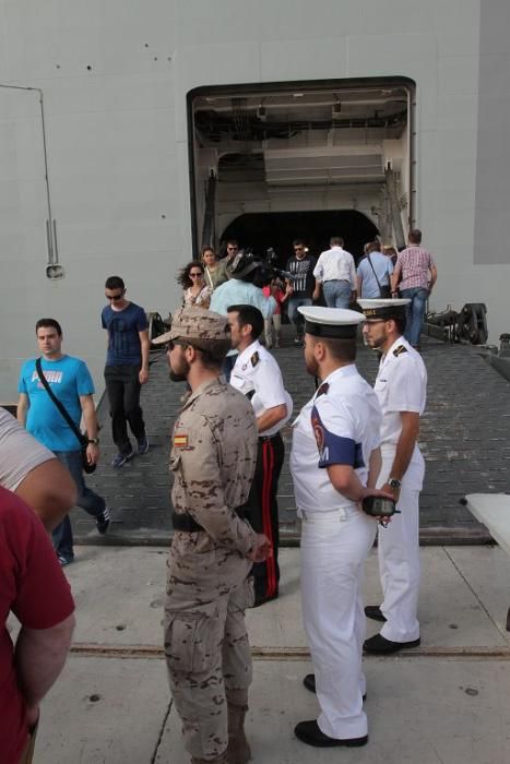 Jornada de puertas abiertas en el buque Juan Carlo