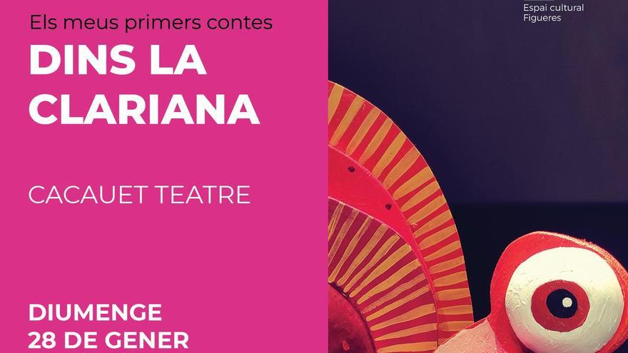 Cacauet Teatre presenta «Dins la clariana» a La Cate, a Figueres