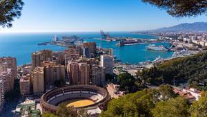 Vista de Málaga