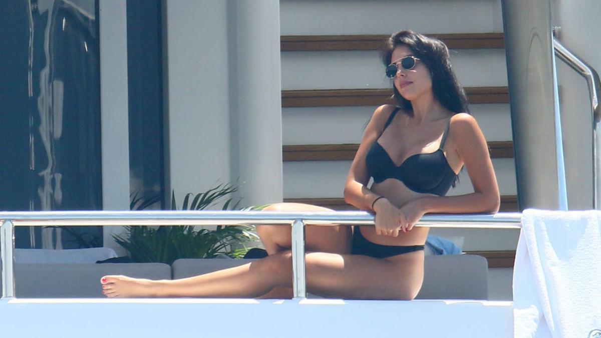 Georgina Rodríguez en bikini durante sus vacaciones en Cannes