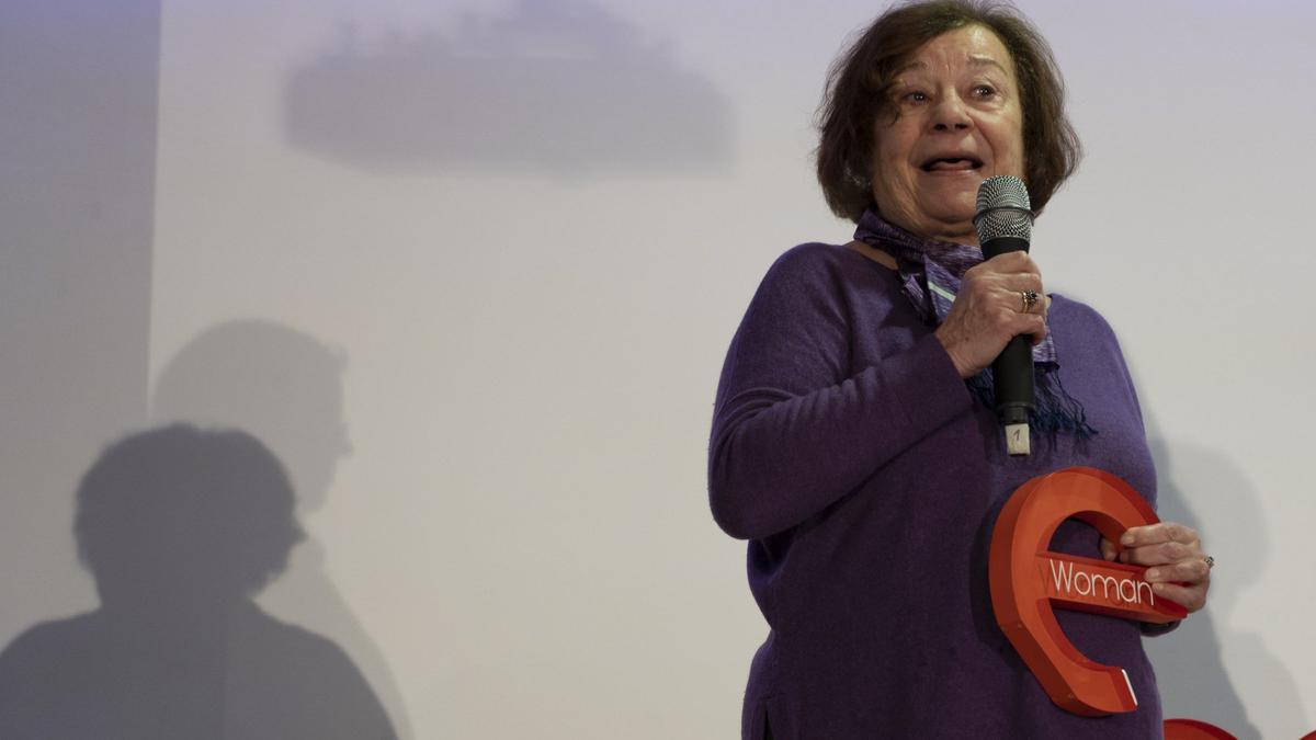 Teresa de Pedro recibió el Premio E-Woman de LA OPINIÓN-EL CORREO DE ZAMORA en 2019