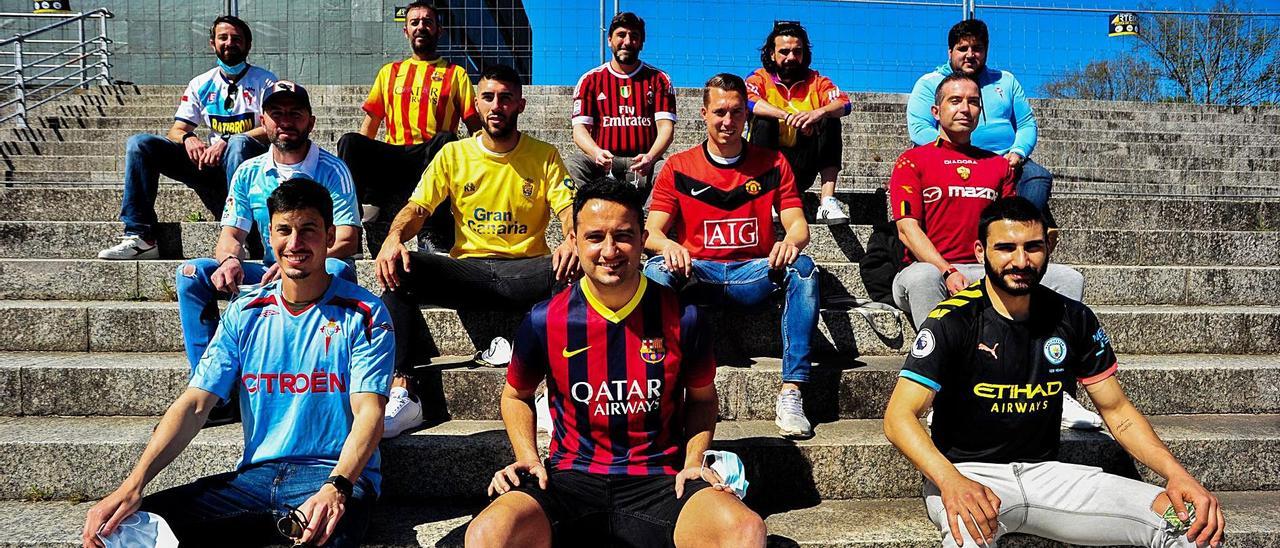 La pasión por el fútbol unirá en la misma liga a aficionados que están no solo en Vilagarcía, sino también en diversas ciudades europeas.  | // IA