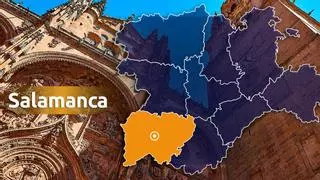 Herido el conductor de un turismo tras sufrir una salida de vía en Salamanca