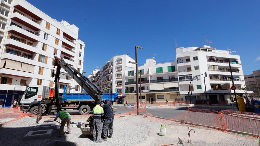 Las obras de Isidor Macabich no acabarán en marzo como anunció el Ayuntamiento de Ibiza