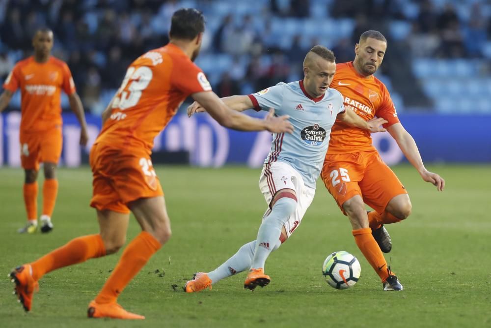 La galería de imágenes del empate entre el Celta y el Málaga en Balaídos