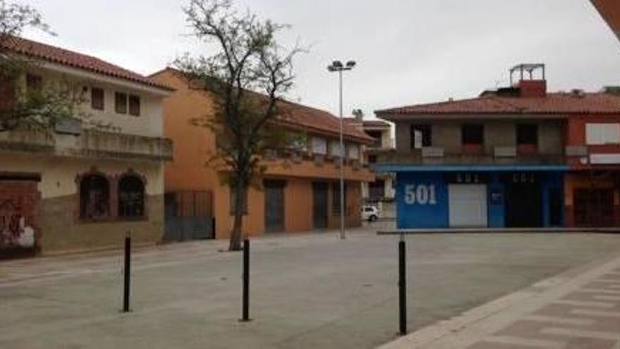 La plaça del Timó, en una imatge d&#039;arxiu, zona de bars d&#039;oci nocturn a l&#039;Estartit.