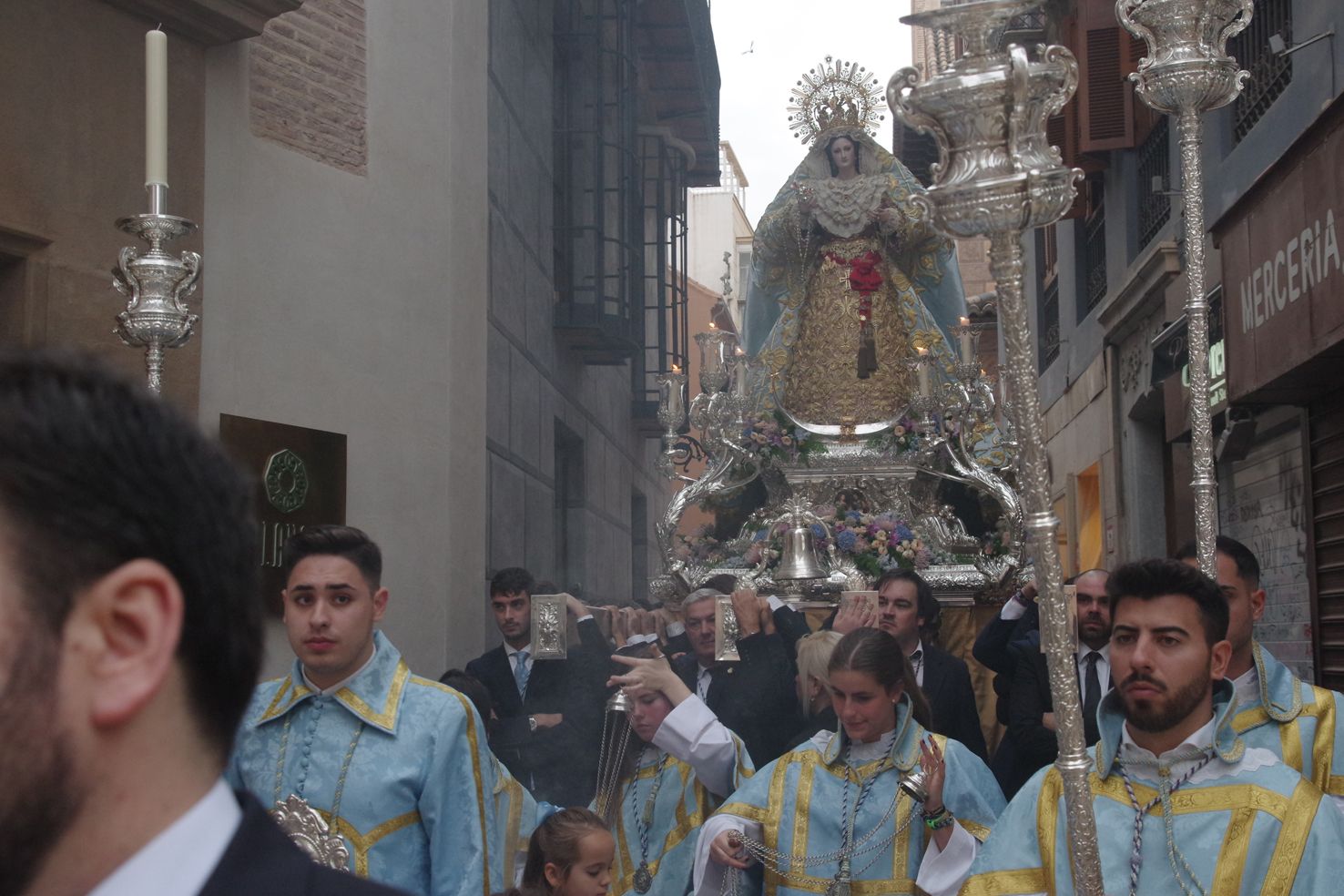 El rosario de la aurora de la Virgen del Rosario de la Sentencia, en imágenes