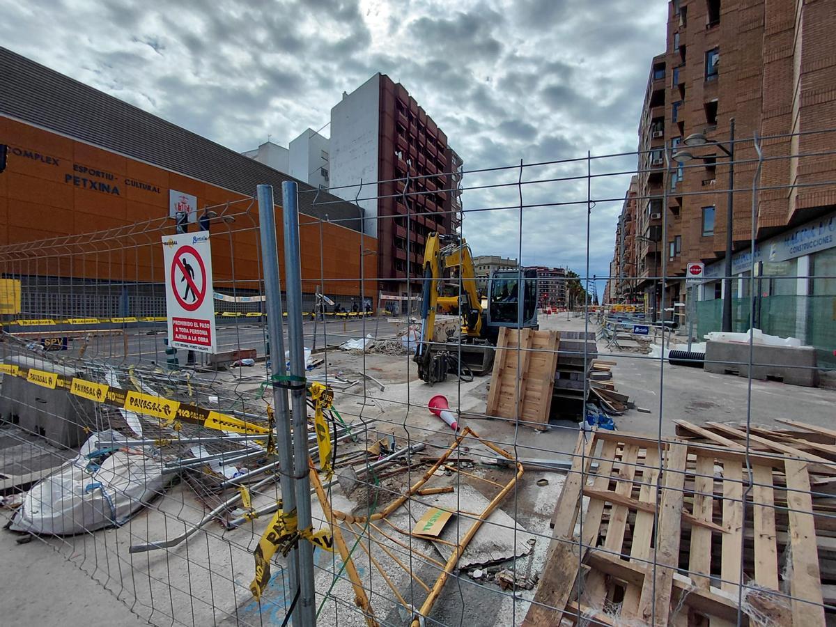 Obras en Giorgeta y Pérez Galdós
