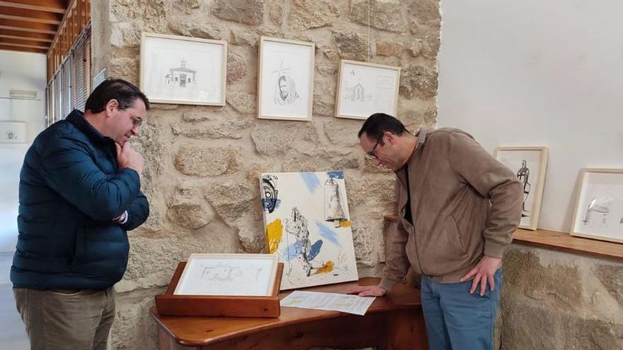 Exposición de dibujos en la Casa del Parque de Fermoselle. | Cedida
