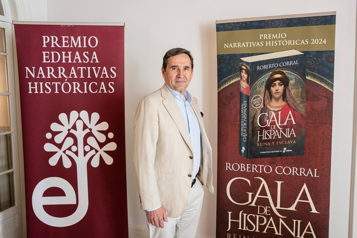 El profesor y escritor madrileño Roberto Corral, autor de ‘Gala de Hispania. Reina y esclava’.