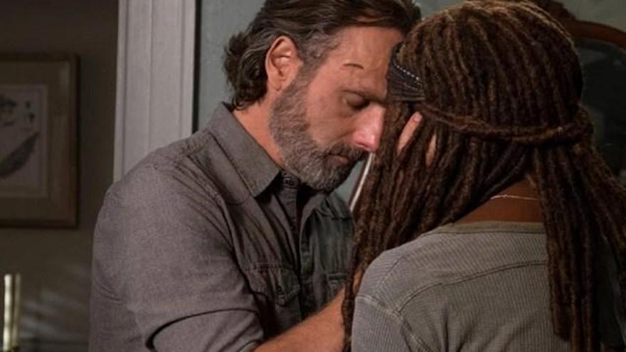 Rick Grimes y Michonne en &#039;The Walking Dead&#039;.