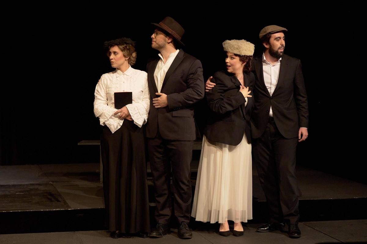 Galán, Cano, Chantar y Solís.