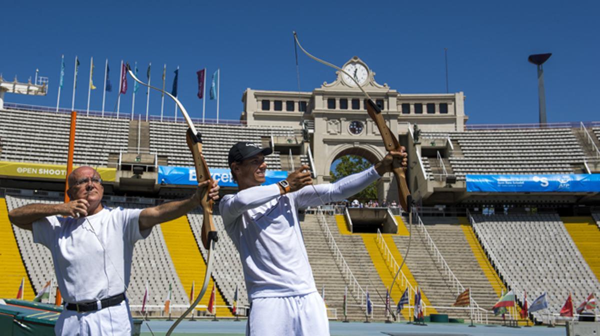 Rafa Nadal y Antonio Rebollo conmemoran el 25 aniversario de los JJOO Barcelona’92