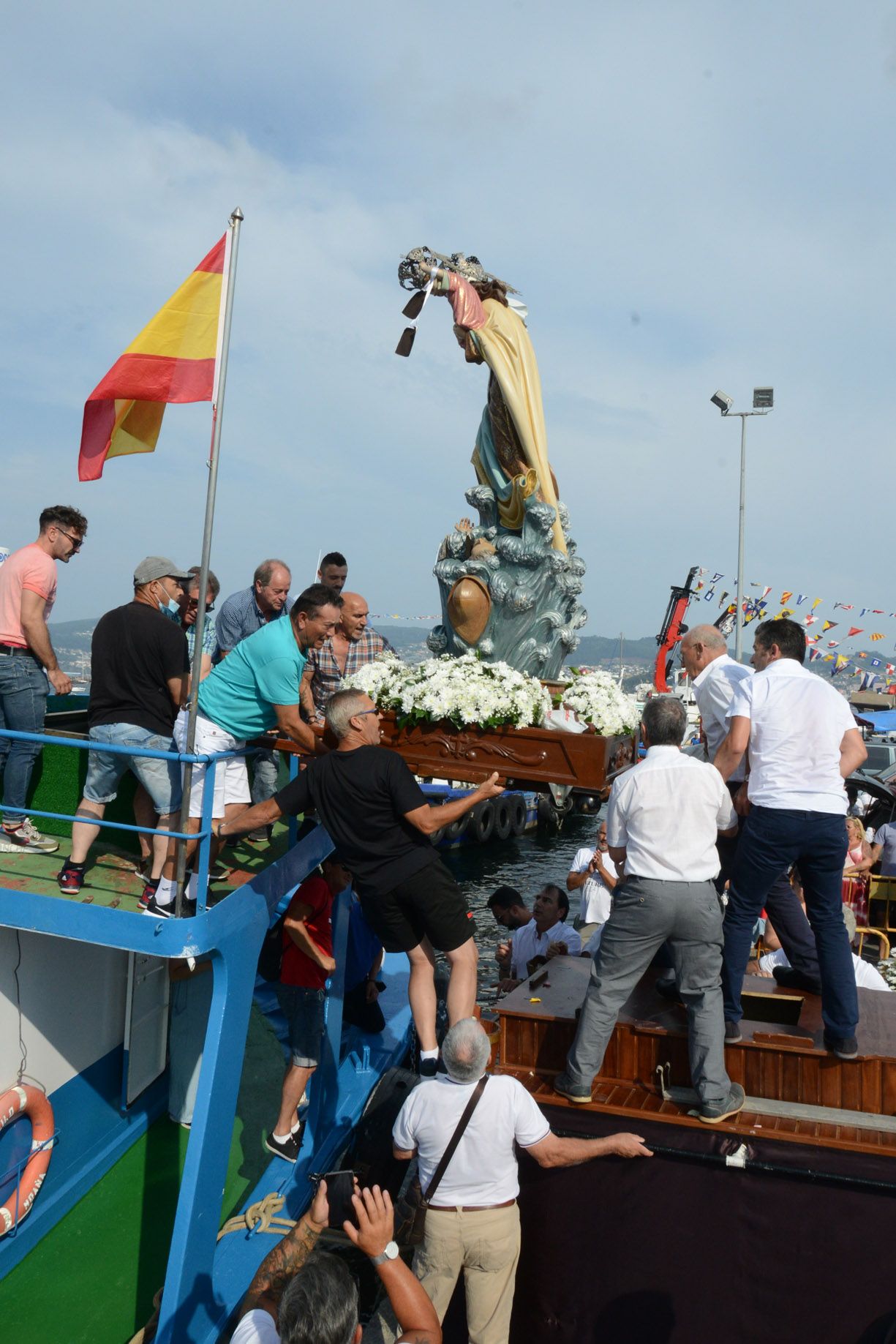 Las celebraciones de la Virgen del Carmen en Moaña