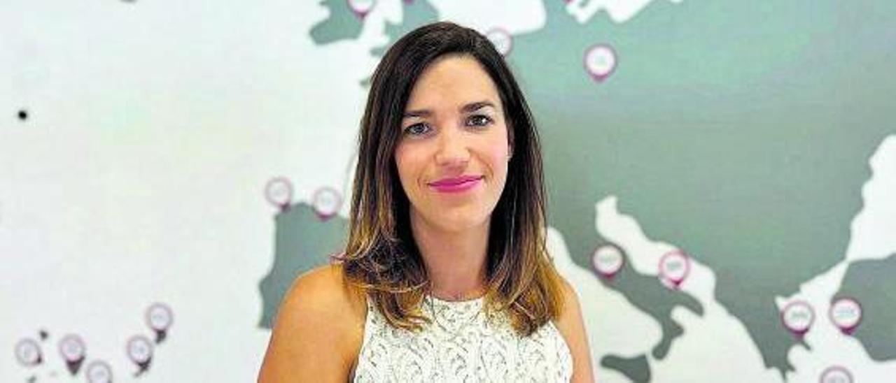 Isabel Rodríguez, directora Comercial de Iberia Express, en la sede de la compañía. | LP/DLP
