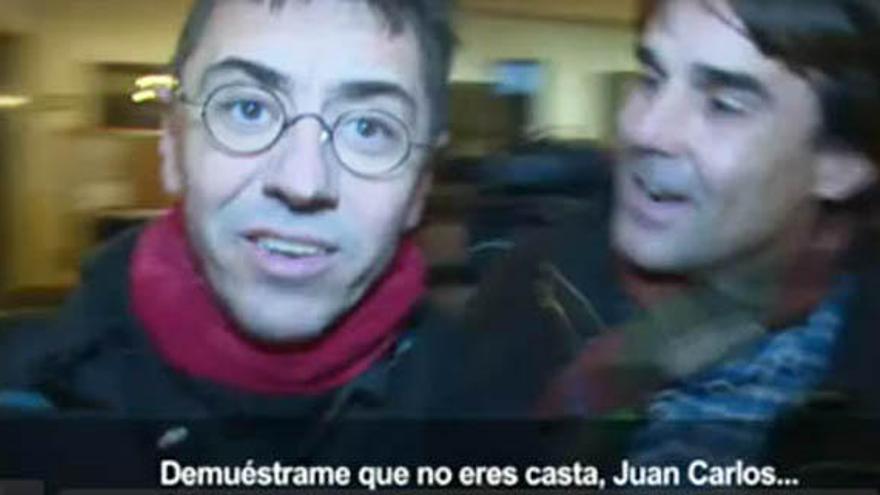 Juan Carlos Monedero y Cake Minuesa.