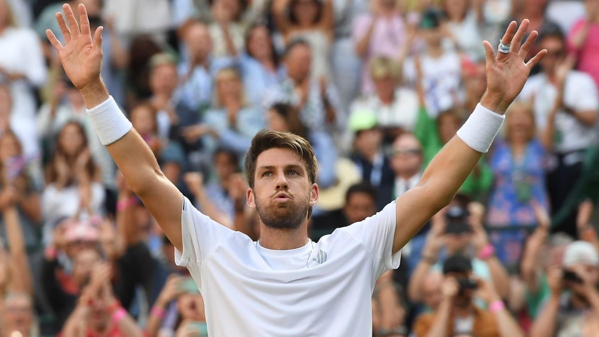 Norrie se impuso ante Goffin en los cuartos de final de Wimbledon